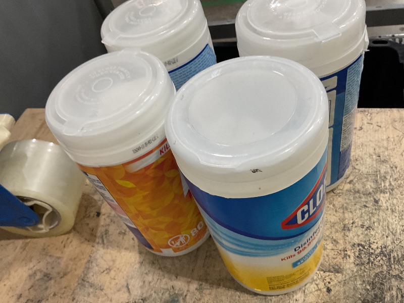 Photo 1 of *NOT FULL PREVIOUSLY OPENED** 4PK-- CLORAX/ LYSOL DISINFECTING WIPES