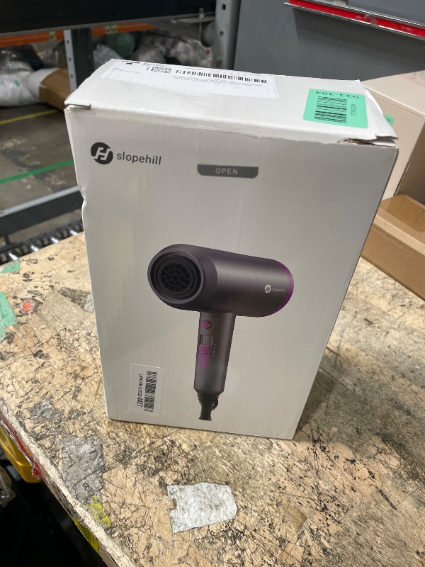 Photo 1 of ****MISSING SOME OF THE ATTACHMENTS **** slopehill Professional Ionic Hair Dryer, Powerful 1800W Fast Drying Low Noise Blow Dryer with 2 Concentrator Nozzle 1 Diffuser Attachments for Home Salon Travel