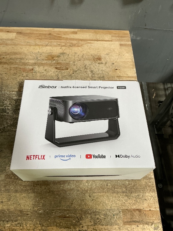 Photo 1 of [2000 ANSI/Auto Focus & Keystone/Built-in APP] 4K Outdoor Projector with Wifi and Bluetooth, Smart Portable Projector with Built in Apps YouTube/PrimeVideo & Dolby, Home Theater Projector with HDR10+
