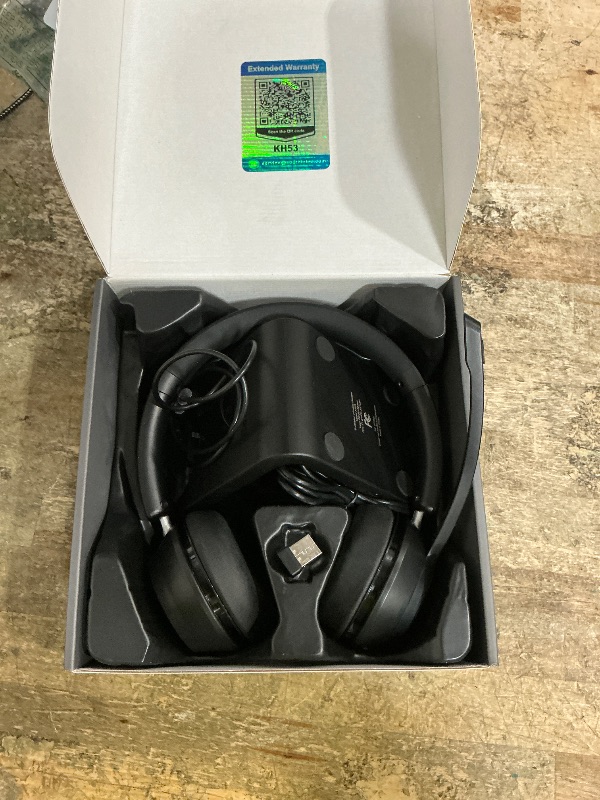 Photo 1 of (Upgraded Version) Wireless Headset, Bluetooth Headset with Noise Cancelling Microphone, Best Headphones with Mic Mute & USB Dongle for PC/Computer/Laptop/Cell Phones/Remote Work/Call Center