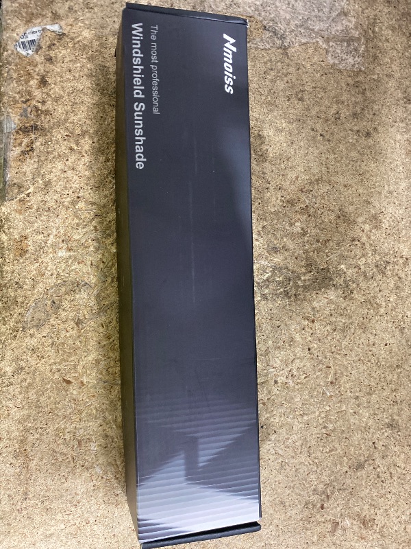 Photo 1 of [Upgraded] Nmoiss Windshield Sun Shade Umbrella - [Vinyl Coating Heat Shield] Protect Car from Sun Rays & Heat Damage Keep Cool and Protect Interior, Spring Structure Edge Medium 56" L x 31" W