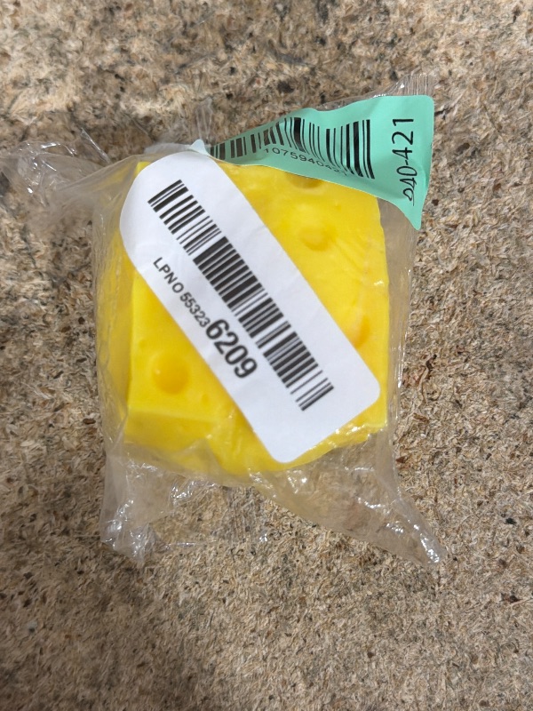 Photo 1 of ?Yellow Cheese Squeeze Toy,Soft Novelty Toy, Rebounding Sensory,Help for Relax,Focus, Sensory Cheese for & Adults, Food Theme Cheese Cubes Squishy Toys,Stress Balls for Adults (?Yellow 1)