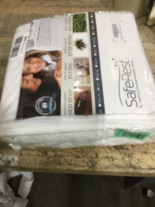 Photo 1 of ?No Pilling? Full Mattress Protector Cover 54"x75" Zippered and Waterproof Fits 9-12" Deep, Skin-Friendly Urine-Proof Stain Resistant Breathable Soft