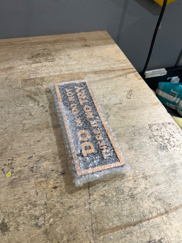 Photo 1 of “DO or do not, There is no Try” - Yoda, quote plaque