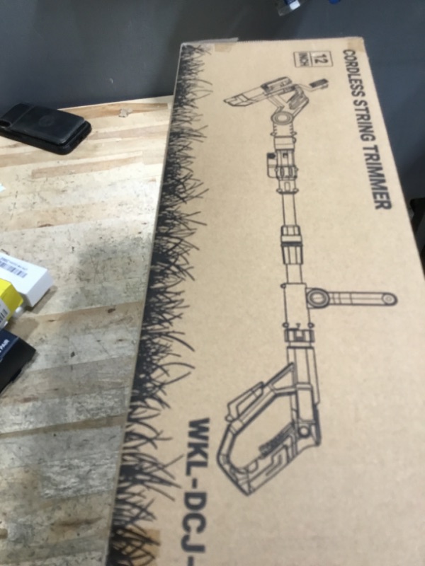 Photo 1 of 12" Electric Weed Wacker (No Battery) Compatible with Dewalt 20V Max Battery, Automatic Line Feed Weed Eater Battery Powered, Cordless String Trimmer with 4 Line Spools for Lawn, Garden
