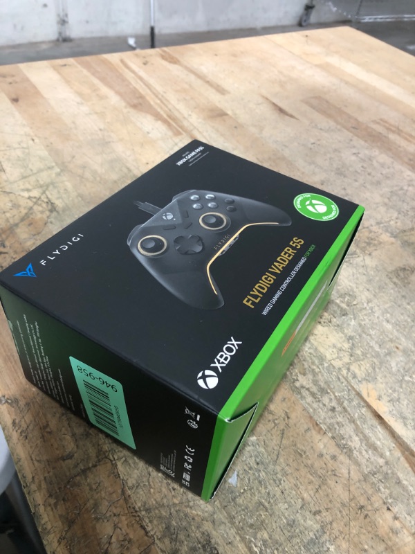 Photo 1 of **FACTORY SEALED** FLYDIGI VADER 5S Wired Controller for Xbox Series X|S, Xbox One, Windows 10/11, FORCEFLEX Adjustable Tension Joysticks, FORCESWITCH Triggers, 6 Remappable Buttons, 3.5mm Audio Jack