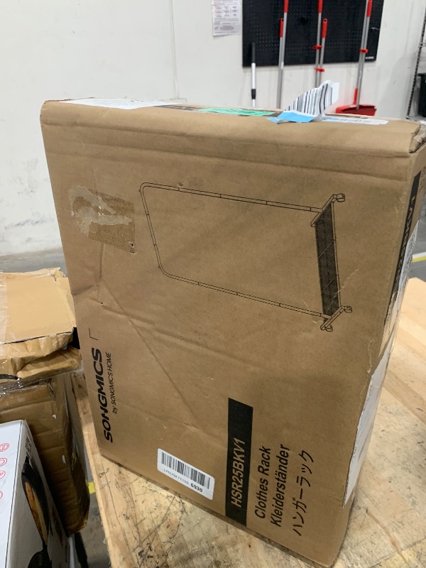 Photo 1 of **FACTORY SEALED** SONGMICS Clothes Rack with Wheels and Dense Mesh Storage Shelf
