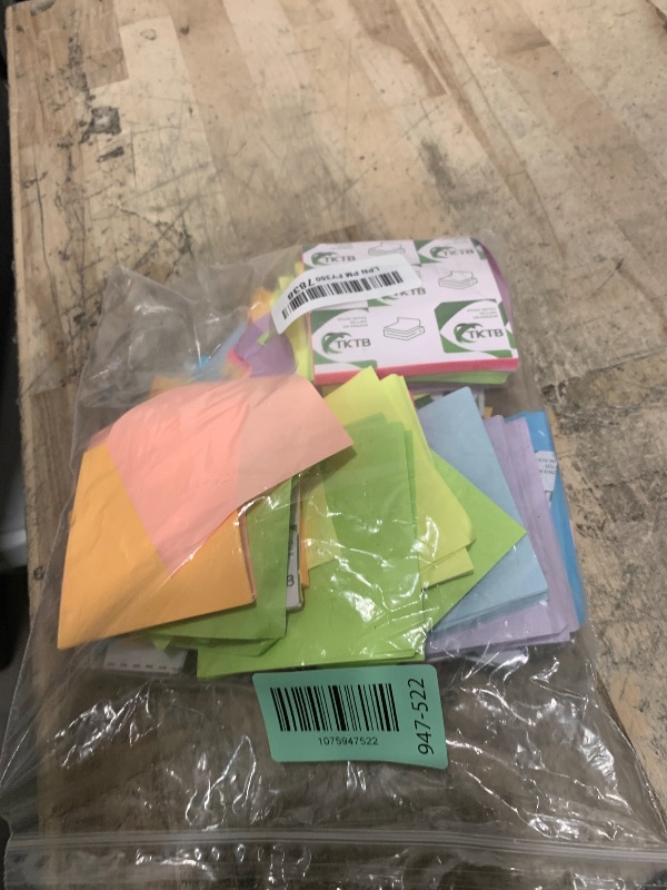 Photo 1 of (18 Pads) Pop Up Sticky Notes 3x3 Refills, Strong Adhesive Memo Pad Bulk with 9 Bright Colors, Suitable for Home, Office, School, Clean Removal