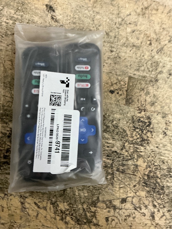 Photo 1 of (Pack of 2) Replacement Remote Control Only for Roku TV, Compatible for TCL Roku/Hisense Roku/Onn Roku/Sharp Roku/Element Roku/Westinghouse Roku/Philips Roku Smart TVs (Not for Roku Stick and Box)