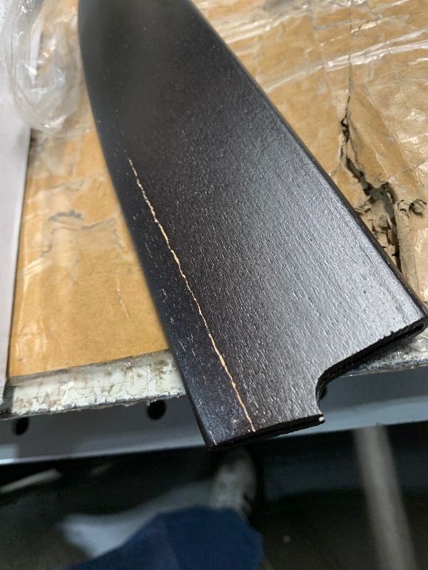 Photo 1 of ***ITEM HAS LARGE CRACK IN IT***
Knife Guard for 210mm/8 Inch Gyuto & Chef's Knife, Magnetic Wood Saya Sheath, Japanese Blade Case Protector Cover, Wear Resistant Classical Cutter Bag Sleeve for Kitchen, Camping Outdoor, Culinary