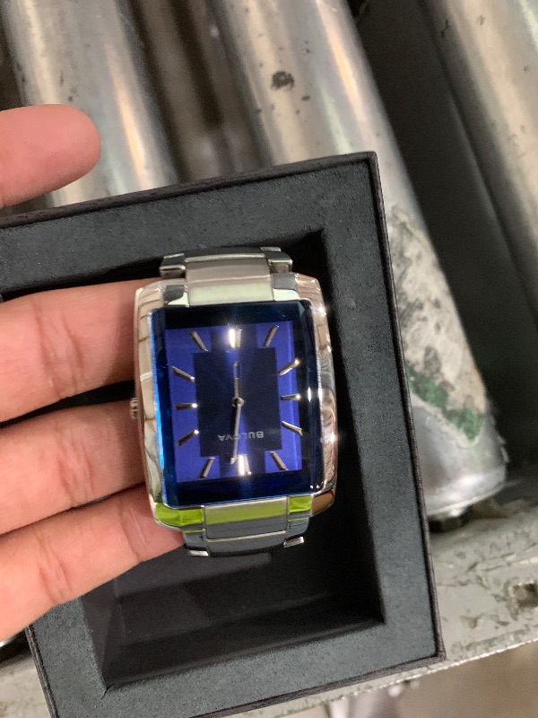Photo 1 of (used) Bulova Men's Classic Rectangle 2-Hand Quartz Watch Style: 96A169