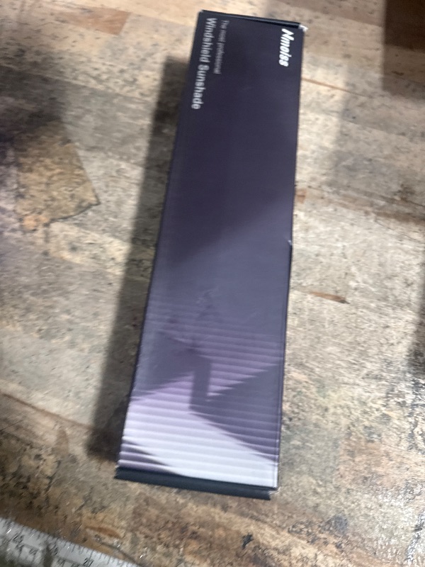 Photo 1 of [Upgraded] Nmoiss Windshield Sun Shade Umbrella - [Vinyl Coating Heat Shield] Protect Car from Sun Rays & Heat Damage Keep Cool and Protect Interior, Spring Structure Edge Medium 56" L x 31" W