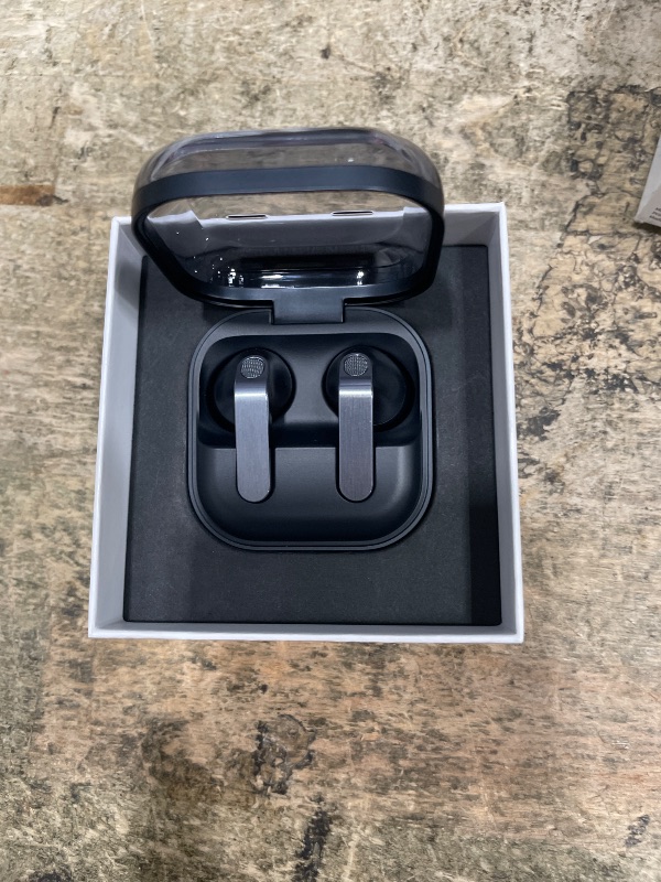 Photo 1 of *nonfunctional* Samsung Galaxy Buds 4 (2026) AI True Wireless Bluetooth Earbuds, Noise Cancelling, Hi-Res Audio, 1-Way Speaker, New Fit, IP54, Live Translation, Black [US Version, 2 Yr Warranty]