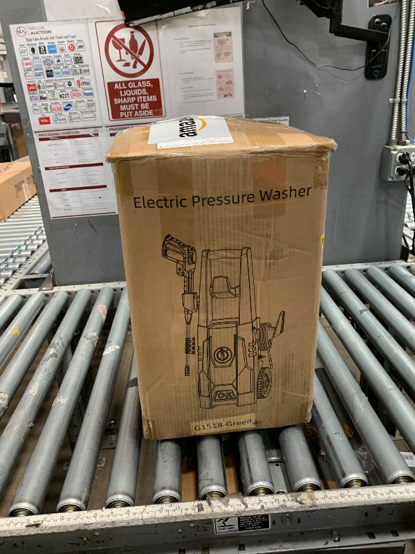 Photo 1 of ** PARTS ONLY NONFUNCTIONAL**
4500PSI PressureWasher PowerWashers 4 Quick Connect Nozzles and Foam Cannon for Cars Driveways Patios Fences