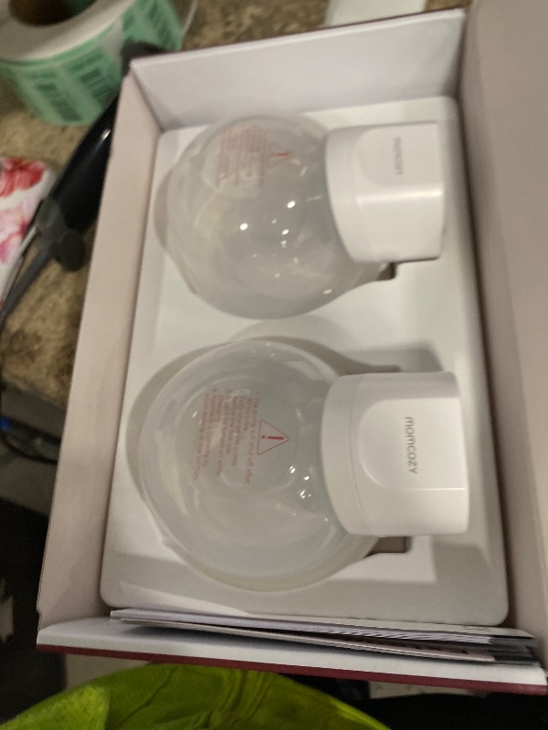 Photo 1 of ***************Used/Missing multiple pieces*******************
Momcozy Hands-Free Breast Pump S12 Pro, 2 Pack, Snow Color