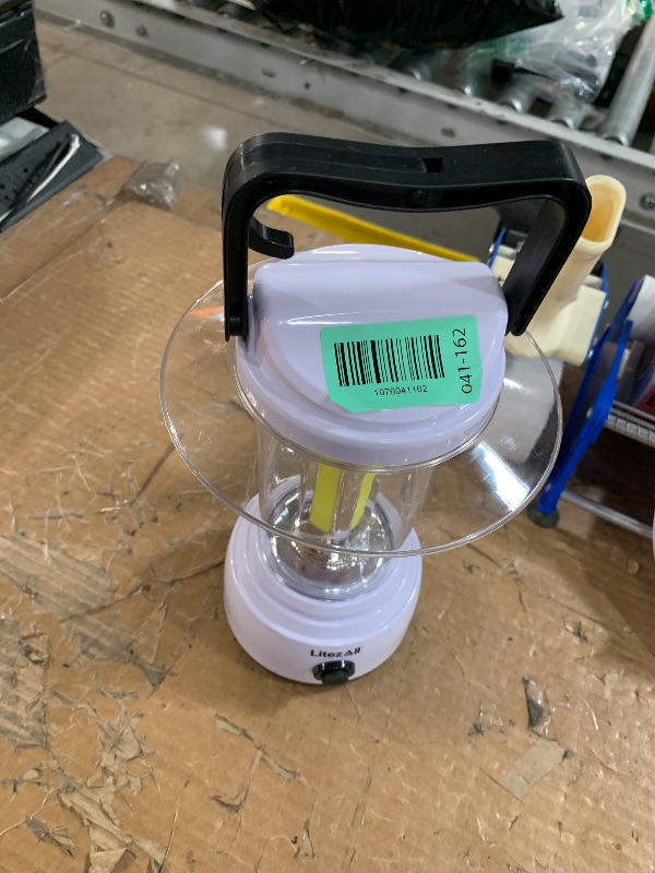 Photo 1 of ***MISSING CHARGER***
 LitezAll 24877 3500 Lumen Rechargeable Lantern
