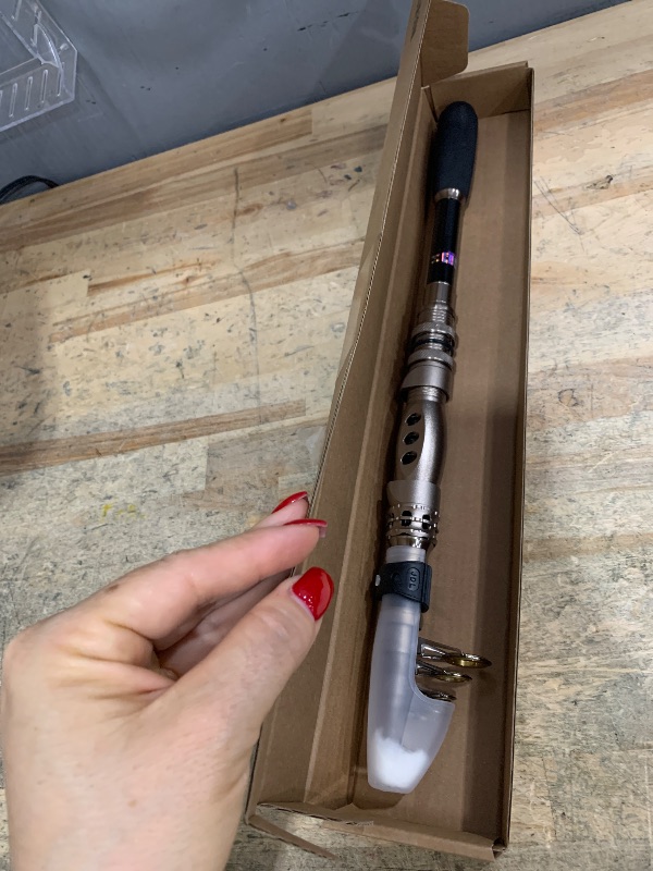 Photo 1 of ****MISSING REEL **** PLUSINNO Fishing Rod and Carbon Fiber Telescopic Fishing Rod with Reel Combo Sea Saltwater Freshwater Kit Fishing Rod Kit