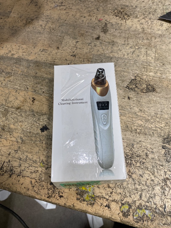 Photo 1 of **MISSING CHARGER**2026 Pore Vacuum, USB Rechargeable Blackhead Remover Vacuum,3 Levels Adjustable Pore Vacuum Blackhead Remover, with 5 Suction Power,6 Probes,Face Vacuum Pore Cleanser for Women & Men-Gold