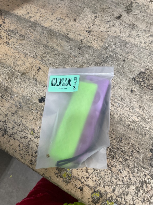 Photo 1 of (2 Pack) Onebom Silicone Protective Remote Cover Compatible with TVStick, HD, 3rd Gen, 4K Remote Controls, Anti-Slip Remote Control Case with Lanyard(Glow Green&Glow Purple)