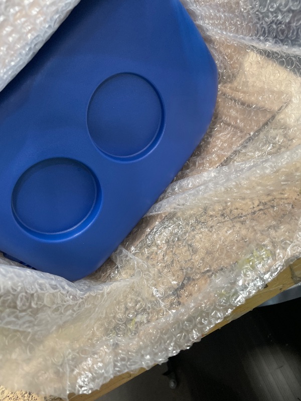 Photo 1 of ***MISSING PARTS***
Iceblue Mini Fridge, 7 Liter /9 Cans Skincare Fridge with Belt, AC Plug & 12V Car Charger Dual-use Small Refrigerator, Compact & Portable Refrigerator for Car, Dorm, Travel, Picnic, Gift (Blue)