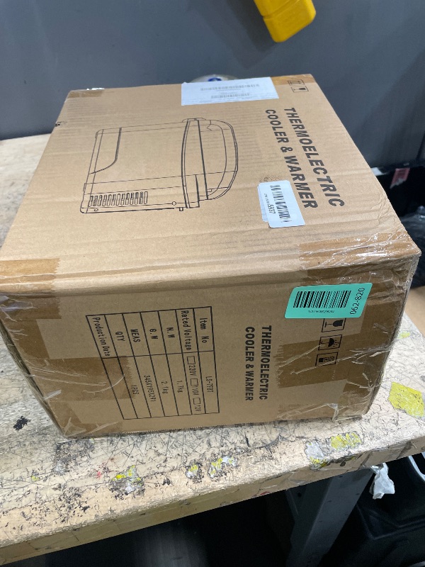 Photo 1 of ***MISSING PARTS***
Iceblue Mini Fridge, 7 Liter /9 Cans Skincare Fridge with Belt, AC Plug & 12V Car Charger Dual-use Small Refrigerator, Compact & Portable Refrigerator for Car, Dorm, Travel, Picnic, Gift (Blue)