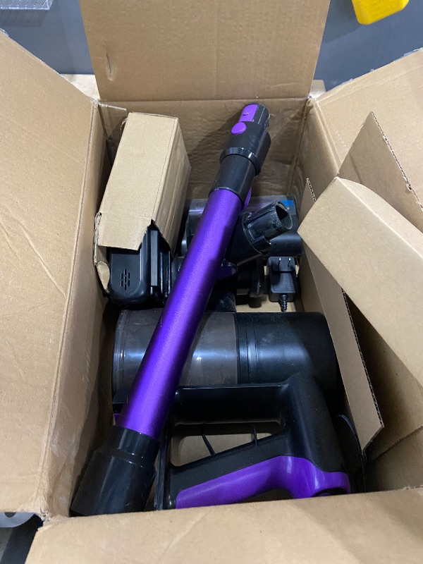 Photo 1 of **MISSING BATTERY AND SOME ATTACHMENTS** Honki Cordless Vacuum Cleaner, 500W/40Kpa Vacuum Cleaners for Home, Vacuum with LED Display