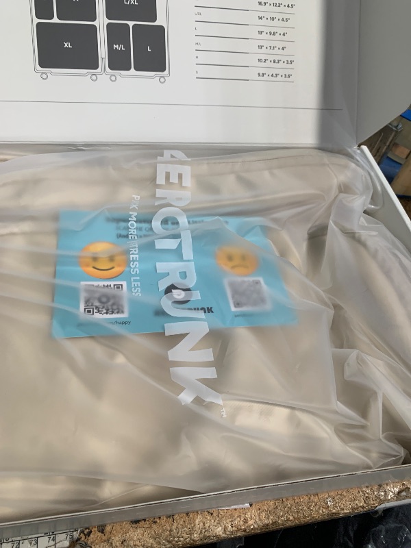 Photo 1 of ***MISSING PARTS***
Aerotrunk Compression Packing Cubes for Travel - Luggage Organizer Bags - Double Zipper Packing Cubes for Suitcases (6-Pack, Beige)