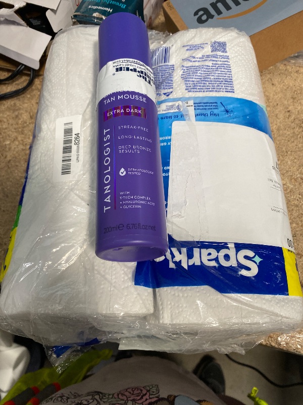Photo 1 of **2 ITEMS***
Sparkle Tear-A-Square Paper Towels, 2 Double Rolls (220 Sheets Total) - Strong 2-Ply Towels for Kitchen Cleanup and Everyday Messes

+TANOLOGIST EXTRA DARK TAN MOUSSE