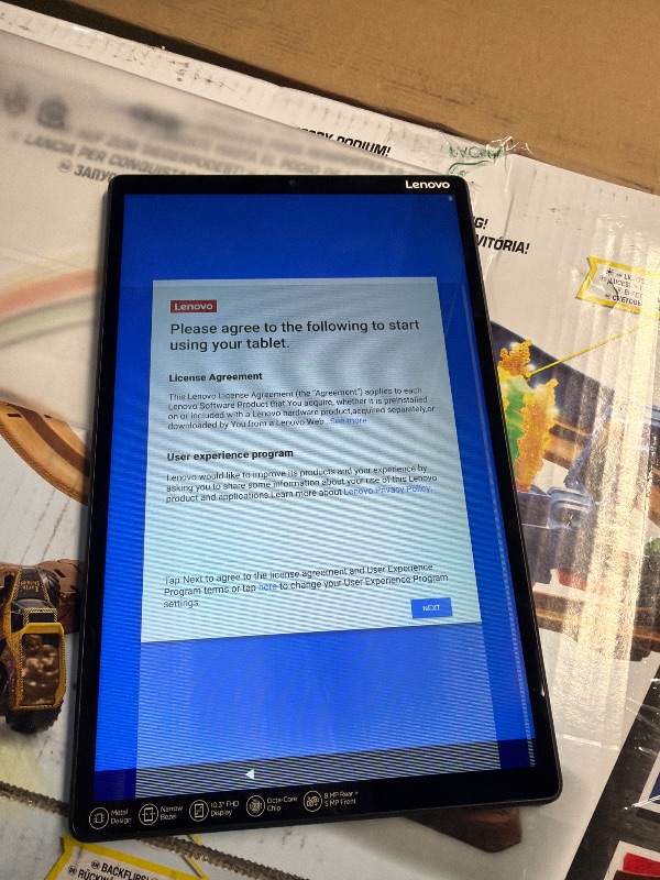 View 4 of *** DAMAGED SEE PICTURES / NOTES ***
Lenovo Tab M10 FHD Plus (2nd Gen) - 2021 - Kids Mode Enablement - 10.3" - Front 5MP & Rear 8MP Camera - 4GB Memory - 64GB Storage - Android 9 (Pie) or Later,Grey
