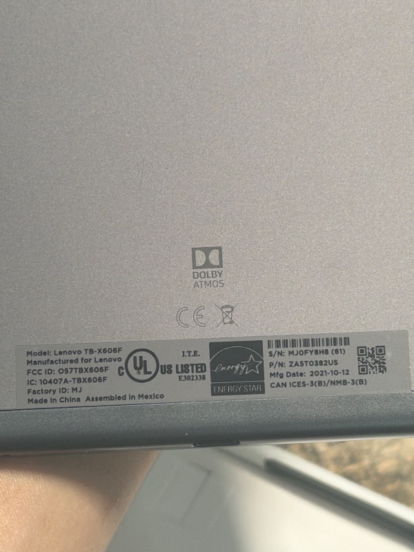View 5 of *** DAMAGED SEE PICTURES / NOTES ***
Lenovo Tab M10 FHD Plus (2nd Gen) - 2021 - Kids Mode Enablement - 10.3" - Front 5MP & Rear 8MP Camera - 4GB Memory - 64GB Storage - Android 9 (Pie) or Later,Grey