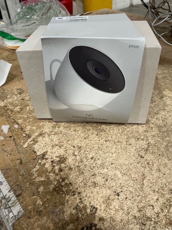 Photo 1 of ****PARTS ONLY****Google Nest Cam Outdoor (Wired, 2nd Gen) - Security Camera with 2K Video and Gemini, Night Vision, 2-Way Audio - Works with Google Home - 2025 Model - Snow