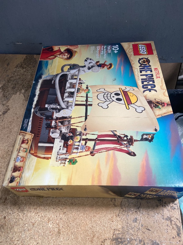 Photo 1 of **ALL BAGS ARE SEALEDAS SHOWN IN PHOTOS, IF BROUGHT BACK OPENED, ITEM WILL BE REJECTED** Lego ONE Piece The Going Merry Pirate Ship Building Blocks - Pretend Play Adventure Toy for Boys & Girls, 10+ - Straw Hat Crew Toy Figures & Playset for Anime Fans -