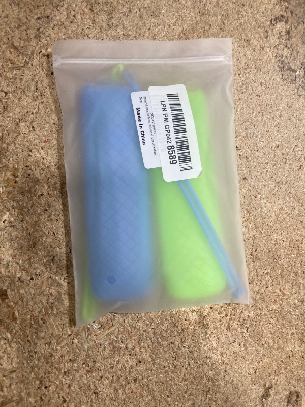Photo 1 of (2 Pack) OneBom Soft Silicone Remote Cover for (newestmodel) Stick HD, 4K Remote Controls, Remote Case Glow in The Dark, Anti Slip Shockproof Protective Case with Lanyard (Glow Green&Glow Blue)