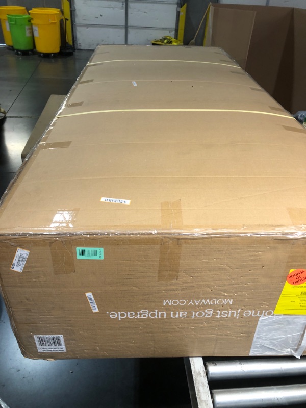 Photo 1 of ***FACTORY SEALED******TRUCK/TRAILER PICKUP ONLY***Modway Tahoe Acacia Wood Outdoor Patio Sofa in Natural Light Gray with Weather-Resistant Cushions - Ideal as a Porch Couch or Sunroom Sofa
