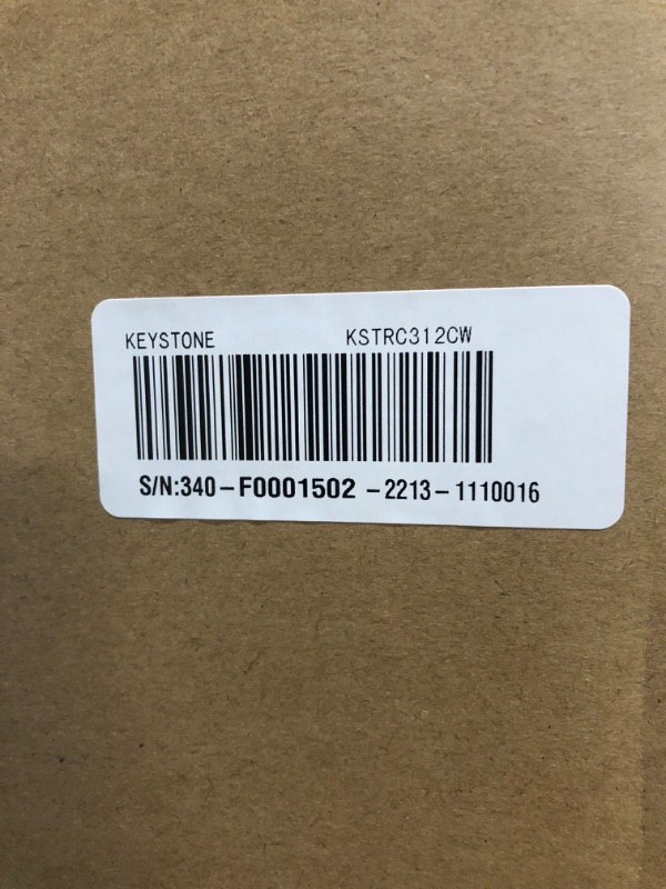 Photo 1 of ***FACTORY SEALED***Keystone New Standard 3.1 Cu. ft. 18.5 in W Compact Standard Door Refrigerator/Freezer, White, KSTRC312CW
