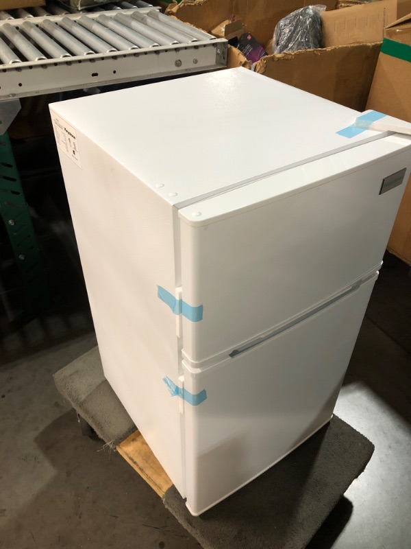 Photo 1 of ***FACTORY SEALED***Keystone New Standard 3.1 Cu. ft. 18.5 in W Compact Standard Door Refrigerator/Freezer, White, KSTRC312CW
