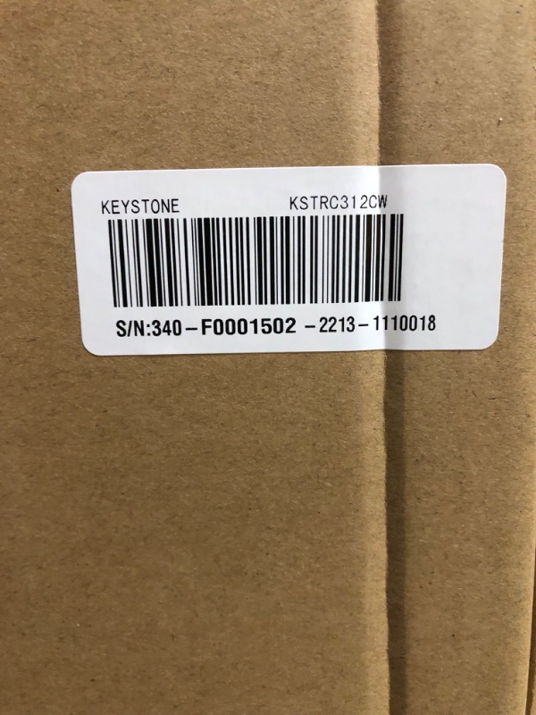 Photo 1 of ***FACTORY SEALED***Keystone New Standard 3.1 Cu. ft. 18.5 in W Compact Standard Door Refrigerator/Freezer, White, KSTRC312CW
