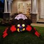 Photo 1 of ***FACTORY SEALED***Haunted Hill Farm 6-Ft. Wide Prelit Inflatable Spider with Disco Lights