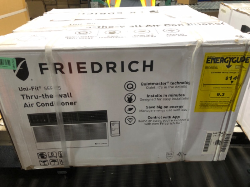 Photo 1 of ***FACTORY SEALED***Friedrich  Smart Thru-the-Wall Air Conditioner with 14000 Cooling BTU Capacity  10600 BTU Heating Capacity  Quietmaster