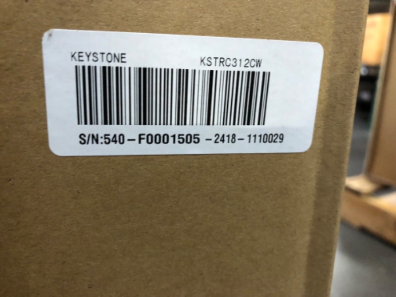Photo 1 of ***FACTORY SEALED***Keystone New Standard 3.1 Cu. ft. 18.5 in W Compact Standard Door Refrigerator/Freezer, White, KSTRC312CW