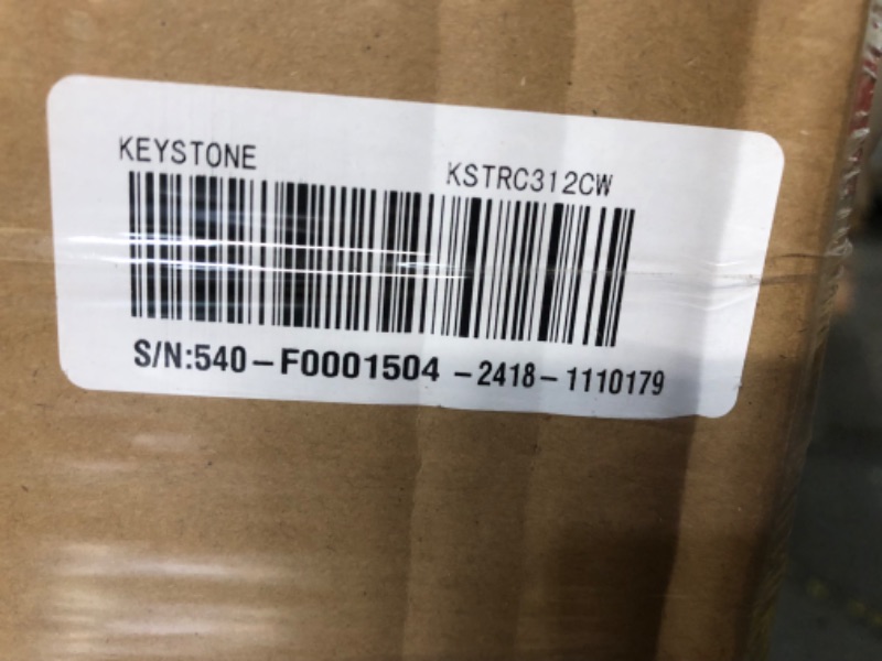 Photo 1 of ***FACTORY SEALED***Keystone New Standard 3.1 Cu. ft. 18.5 in W Compact Standard Door Refrigerator/Freezer, White, KSTRC312CW