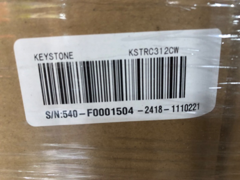Photo 1 of ***FACTORY SEALED***Keystone New Standard 3.1 Cu. ft. 18.5 in W Compact Standard Door Refrigerator/Freezer, White, KSTRC312CW