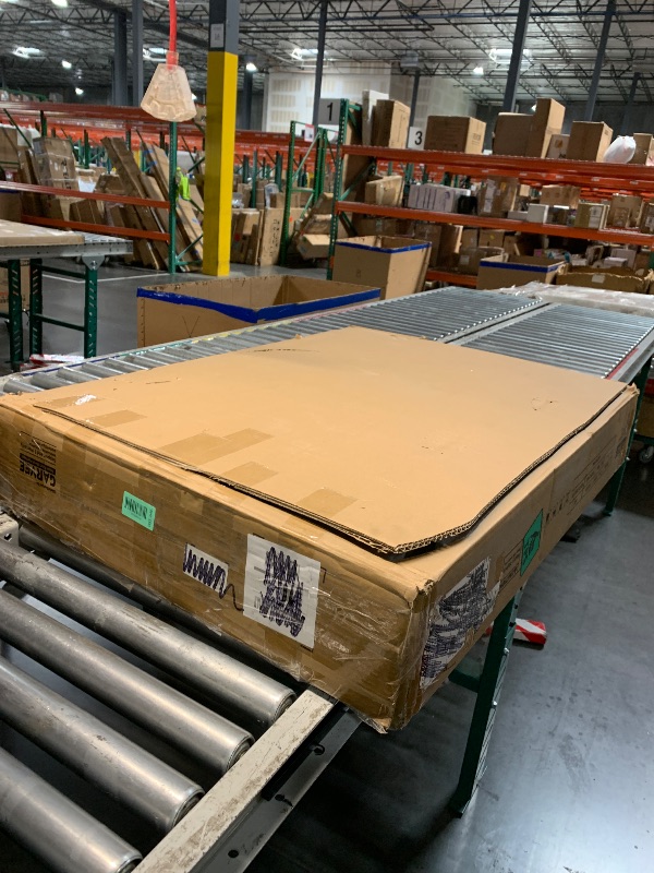 Photo 1 of *** MISSING HARDWARE***71'' Dog Crate Furniture for 2 Dogs, Extra Large Double Dog Kennel Indoor with Removable Divider and Storage Drawers, Heavy Duty Indoor Wooden Dog Crate TV Stand for Large Medium Dogs