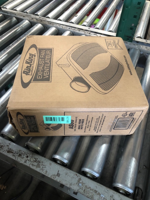 Photo 1 of ***MISSING PARTS***
AIR KING AMERICA AS50 Advantage 50 CFM Ceiling Exhaust Fan, White