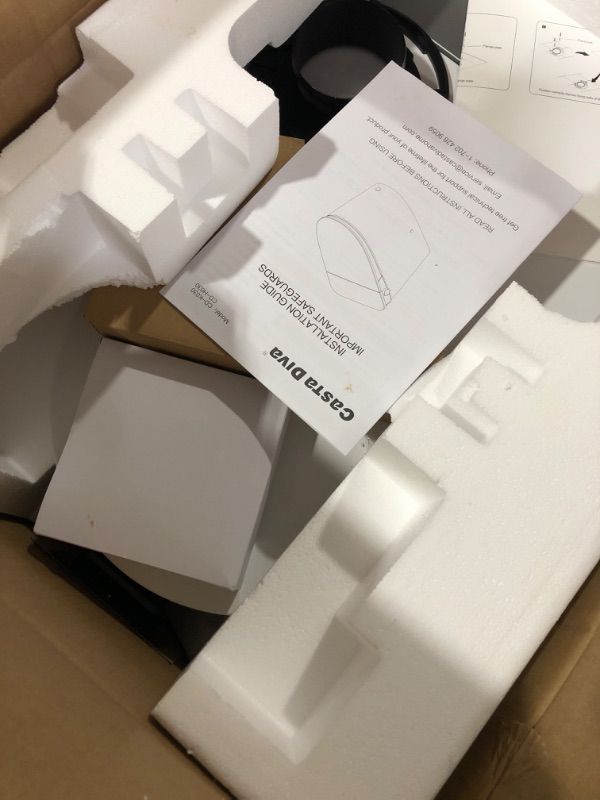 Photo 1 of ***FACTORY SEALED**
Casta Diva Smart Toilet with Bidet Built in, Auto Open/Close Lid,1000g MaP Flush, Heated Seat & Foam Dispenser, Foot Sensor Auto Flush, Blackout Flush, Bidet Toilet with Tank Built in(CD-K030)
