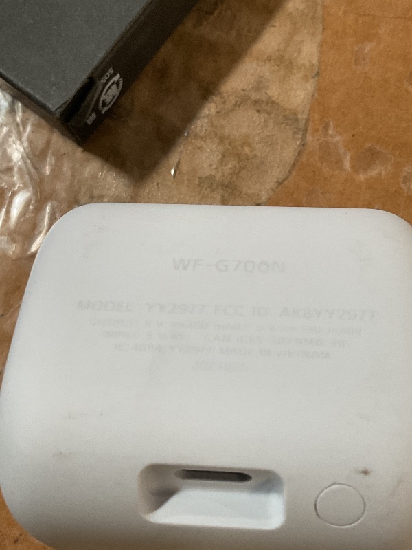 Photo 1 of **LEFT EARBUD HAS SOME DENTS** Sony Inzone s Wireless Gaming Earbuds, Perfect for PlayStation® 5, for PC/PS5/Switch/Mobile, 48Hr Battery with Case, Noise Canceling, 360 Spatial Sound, 2.4GHz USB-C Dongle, WF-G700N White