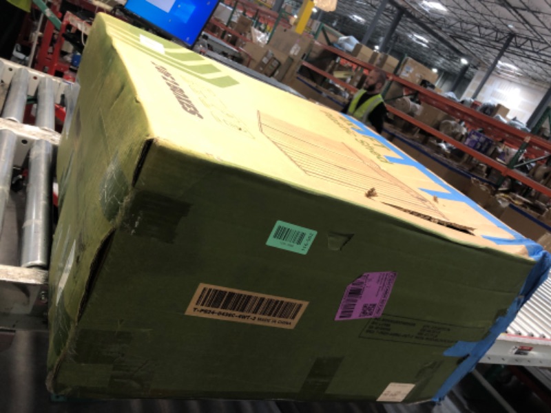 Photo 1 of ***PARTIAL SET*** Patiowell 4x8 FT Resin Outdoor Storage Shed with Floor & 2 Windows, Large Plastic Garden Shed with Lockable Door for Backyard, Patio, and Lawn, Gray (Fit-it Shed), Box 2 of 2