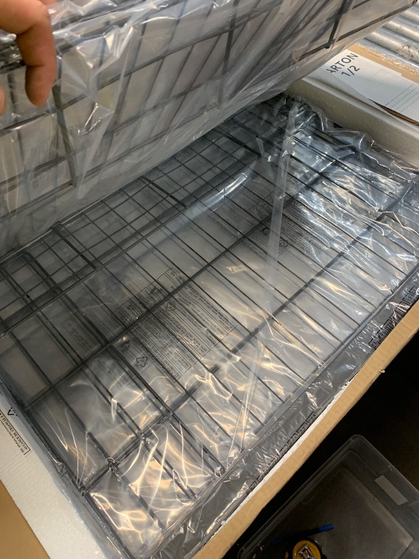 Photo 1 of ***CARTON 1 OF 2 MISSING THE OTHER**DWVO Queen Size Bed Frame with Bookcase Headboard and 4 Storage Drawers, RGB LED Bed Frame with Type-C & USB Charging Station Storage Headboard Bed, No Box Spring Needed, Noise Free, Black