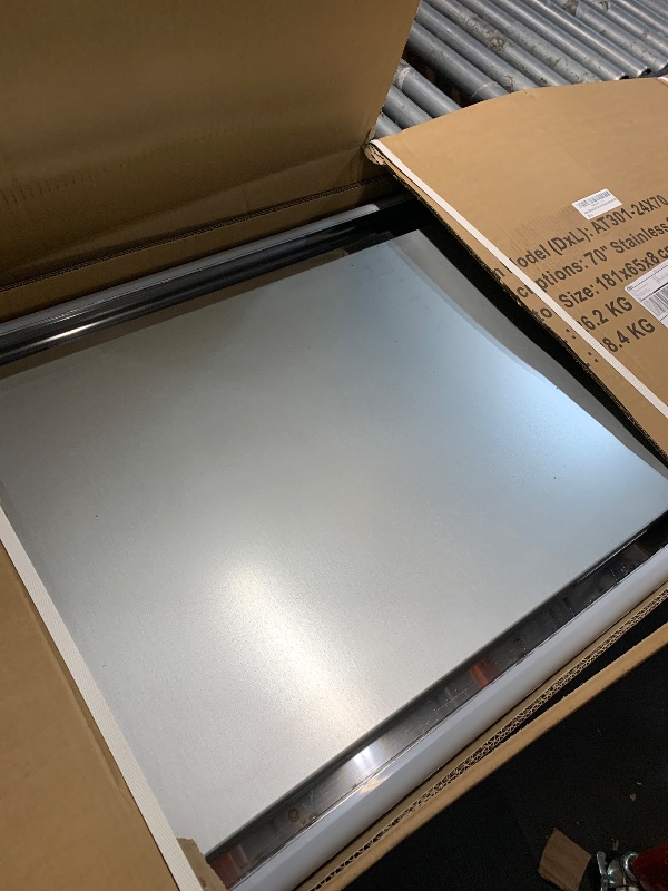Photo 1 of ***FACTORY SEALED - OPENED FOR INSPECTION***Stainless Steel Table for Prep & Work, 24x70 Inches, Metal Commercial Heavy Duty Table with Adjustable Under Shelf for Restaurant, Home and Hotel