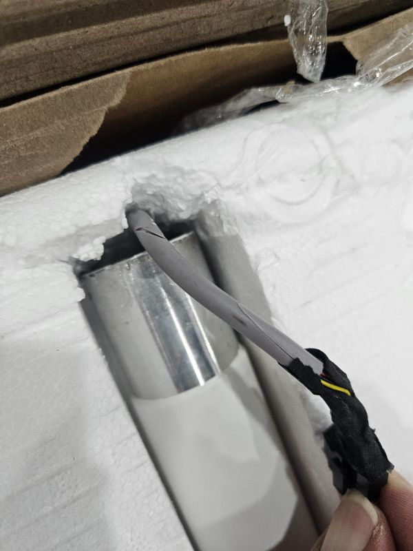 Photo 1 of ** for parts only, damaged pole wire does not power on ** KEFEYA 32-Inch Portable TV with Touch Screen | 6GB RAM + 128GB Storage | 1080P Full HD Portable Monitor with Built-in 8-Hour Battery | Android 13 OS | Rolling TV on Wheels | Remote Control